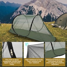 Mosquito Net Travel Foldable Pop-Up 200 x 72 x 70 cm Ultralight 360° Protection