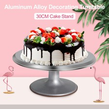 30cm Rotating Cake Turntable Stand Cakes Decorating Icing Tool Wedding Display