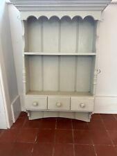 Painted Pine Plate Rack with 3
