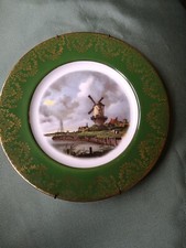 Danish Canal Windmill Scene