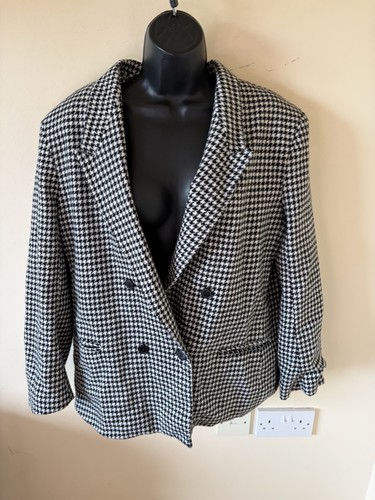Black white dogtooth check - black/white,