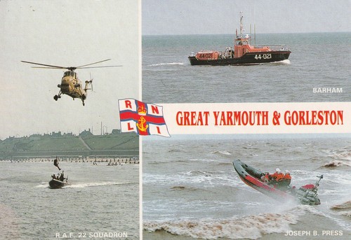 Rnli unused postcard great - postcard,