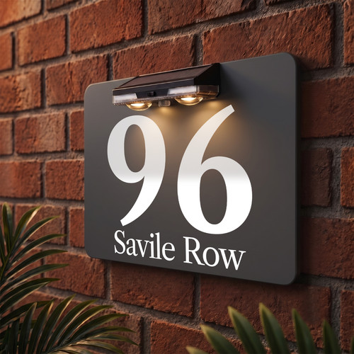 Personalised house number - personalised,