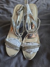 Womans Chix Silver  Shoes Size