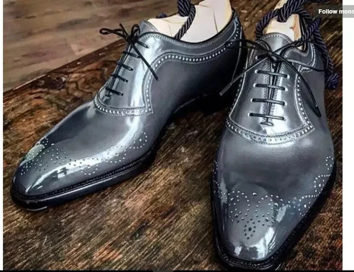 Handcraft brogue lace gray - lace, up