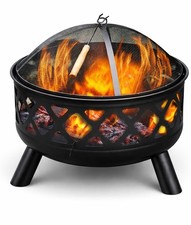Garden Fire Pit Fire Bowl Wood