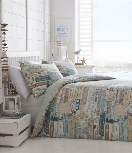 Duvet set seaside beach - , hut