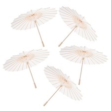 5pcs Wedding Paper Parasol