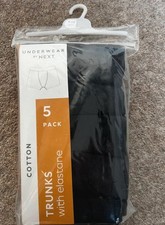 Boys Next Black Trunks 5 Pack