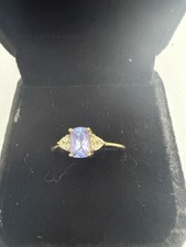 AA Tanzanite & White Zircon