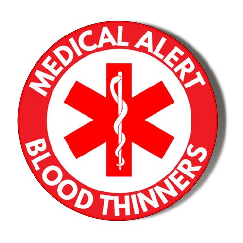 Medical alert blood - blood, thinners