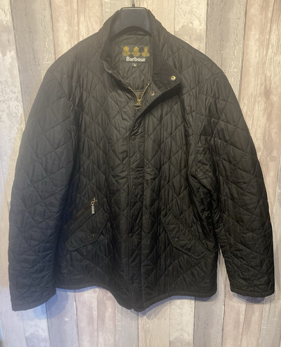 Men black barbour chelsea - men's,