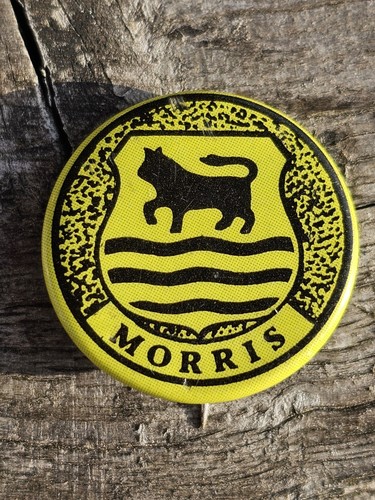 Vintage morris car lapel pin - car,
