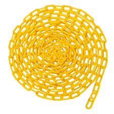 Yellow Plastic Chain 25Ft