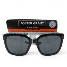 Foster Grant Sunglasses Black Frame Grey Lens Unisex NS1123 With Tags - Preloved