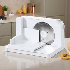 Foldable Electric Kitchen Food Meat Bread Slicer Machine Thickness Adjustable UK