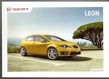 Seat Leon 2012-2013 UK Market Sales Brochure S Copa SE FR FR+ Supercopa Cupra R
