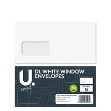 U.® Mail DL White Window