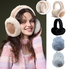 Ladies Fluffy Ear Muffs Faux