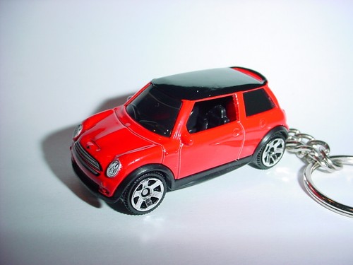 Red mini cooper - red,