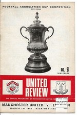 Football Programme MAN UTD v