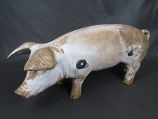 Vintage large hand painted