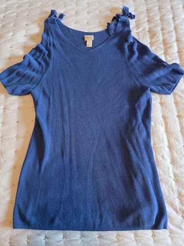 Chico blue ribbed cold - blue,