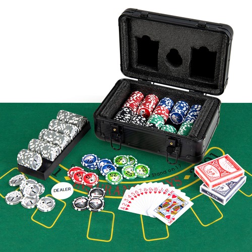Casino poker chip set - chip,