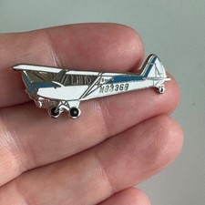 Vintage Piper Cub J-3 J3 Airplane Enamel Lapel Hat Pin – Pilot
