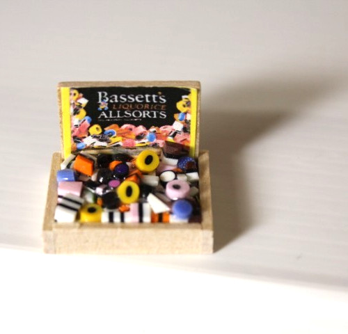 Dolls house miniature tray - dolls,