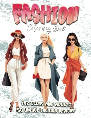 Fashion coloring book for - fashion,