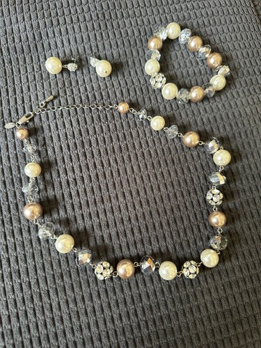 Jewellery set beaded - s,