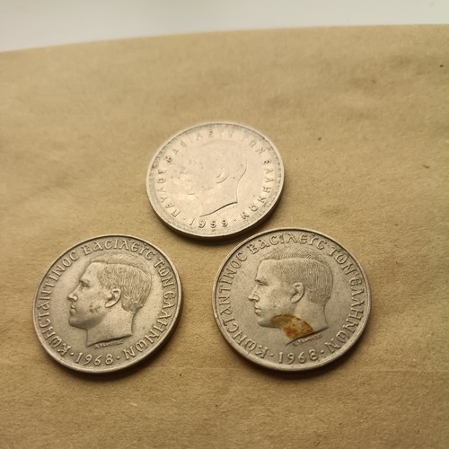 Greek coins 10 - (three),