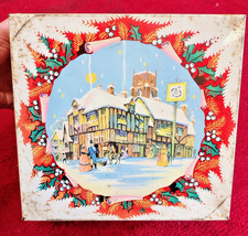 Vintage Christmas biscuit tin