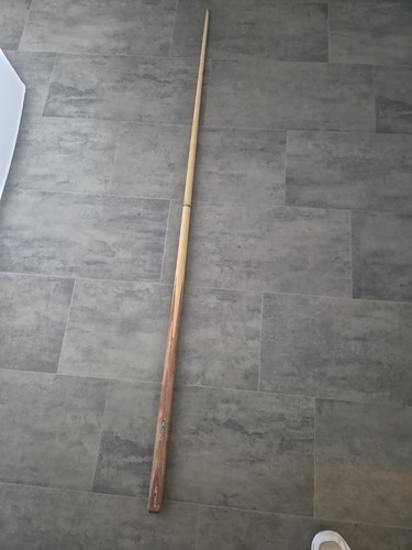 One piece pool cue - one,