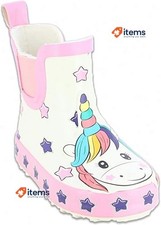 Beck Little Unicorn Rubber Boots For Boys And Girls, Multicolor, 18 EU