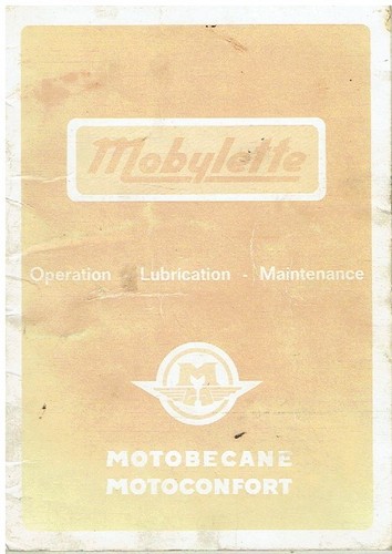 Mobylette moped incl mobymatic - moped,