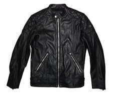 DIESEL L-MARTON LEATHER JACKET SIZE M 100% AUTHENTIC