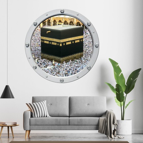 Kaaba porthole islamic wall - kaaba,