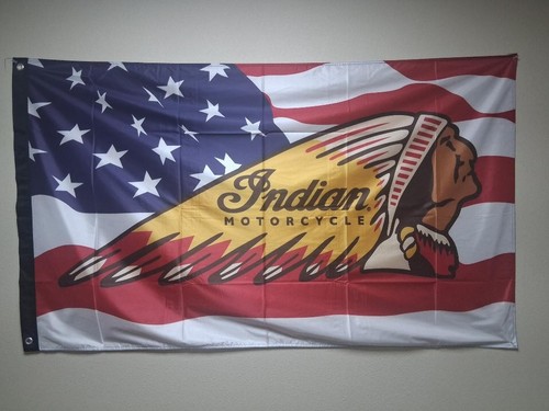 Indian motorcycle flags 3x5 - motorcycle,