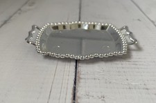 Barbie Sindy Vintage Dream House Chrome Silver Food Serving Tray  Accessories A2