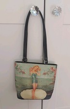 Handbag with pretty lady design