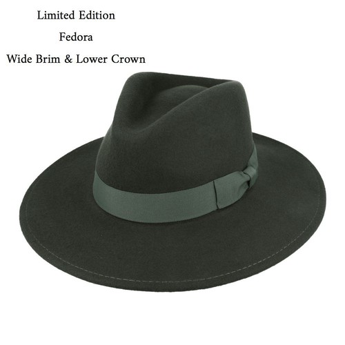 New style wide brim - new, wool
