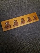 Vintage Wooden Peg Teddy Bear