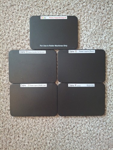 Set thin sizzix die - set, of