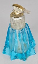Vintage Blue Glass Perfume