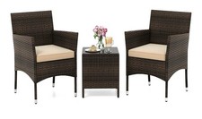COSTWAY 3-Piece Patio Bistro