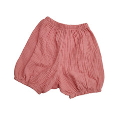 pink baby bloomers muslin cotton 