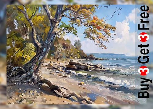 Coastal tree landscape - coastal,
