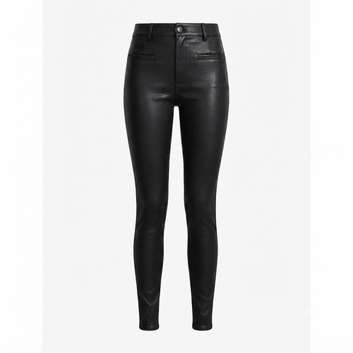 Women black genuine leather - black,